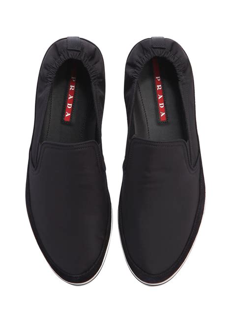 prada shoes slip on woman|Prada men's slip on shoes.